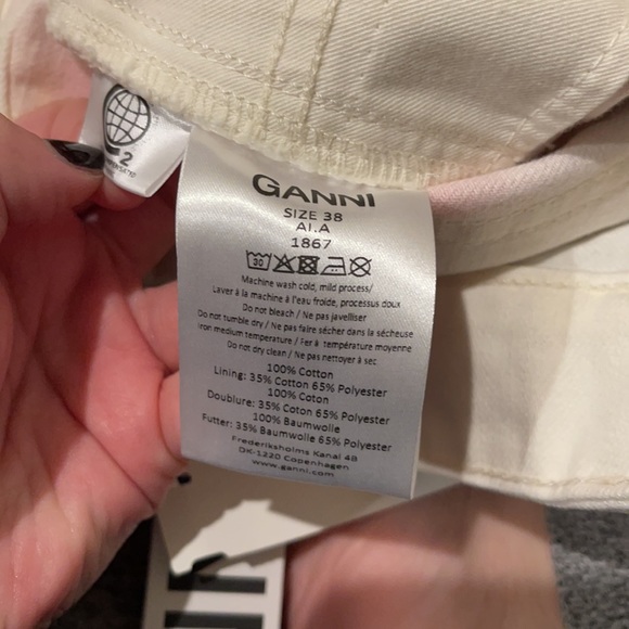 NWT Ganni Pastel Tie Dye Skirt - Picture 4 of 5